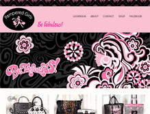 Tablet Screenshot of pamperedgirls.com